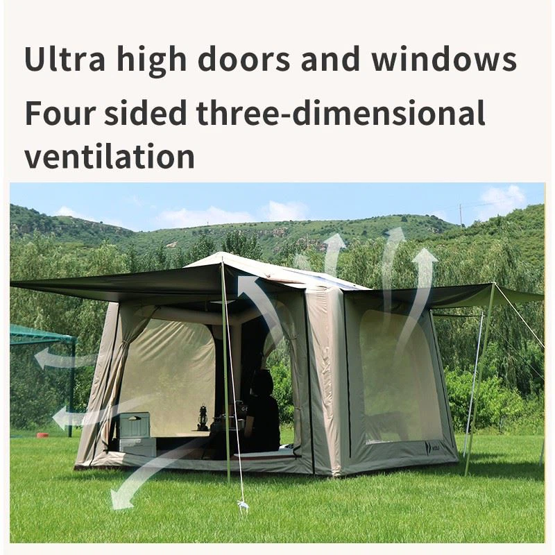 Black Rubber Oxford Cloth Inflatable Tent best